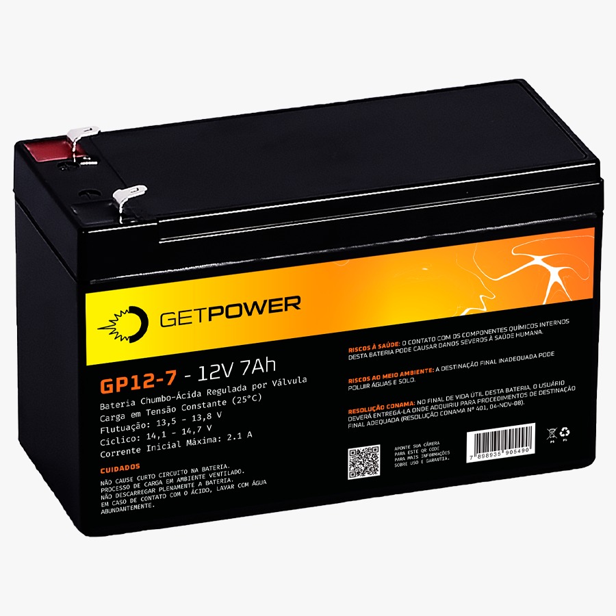 Bateria Estacionária - GP 12-7 (2,0)